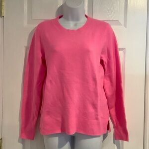 J. CREW Women’s Extra-Soft Wool Blend Pink Barbiecore Re-Imagined Sweater S